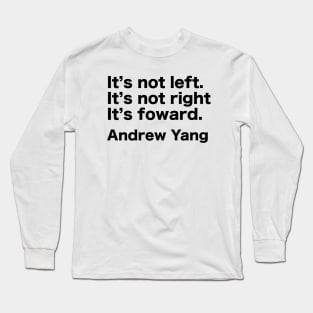 ANDREW YANG Long Sleeve T-Shirt